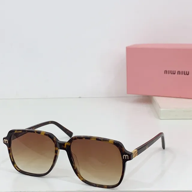 Tortoiseshell Rectangular Gradient Brown Sunglasses 7