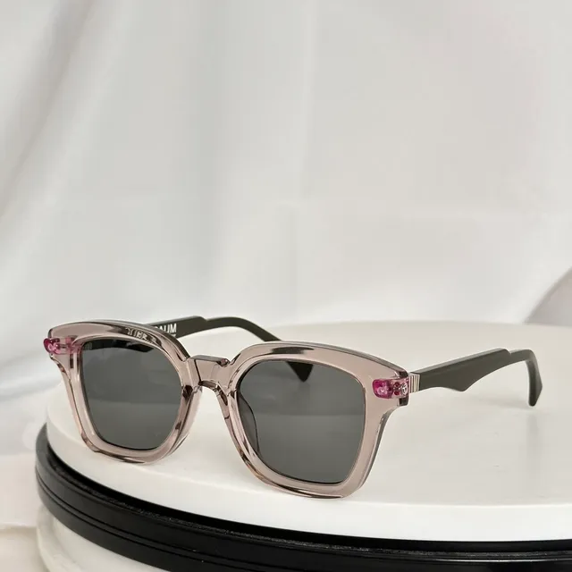 Transparent Gray and Tortoiseshell Geometric Optical Glasses 4