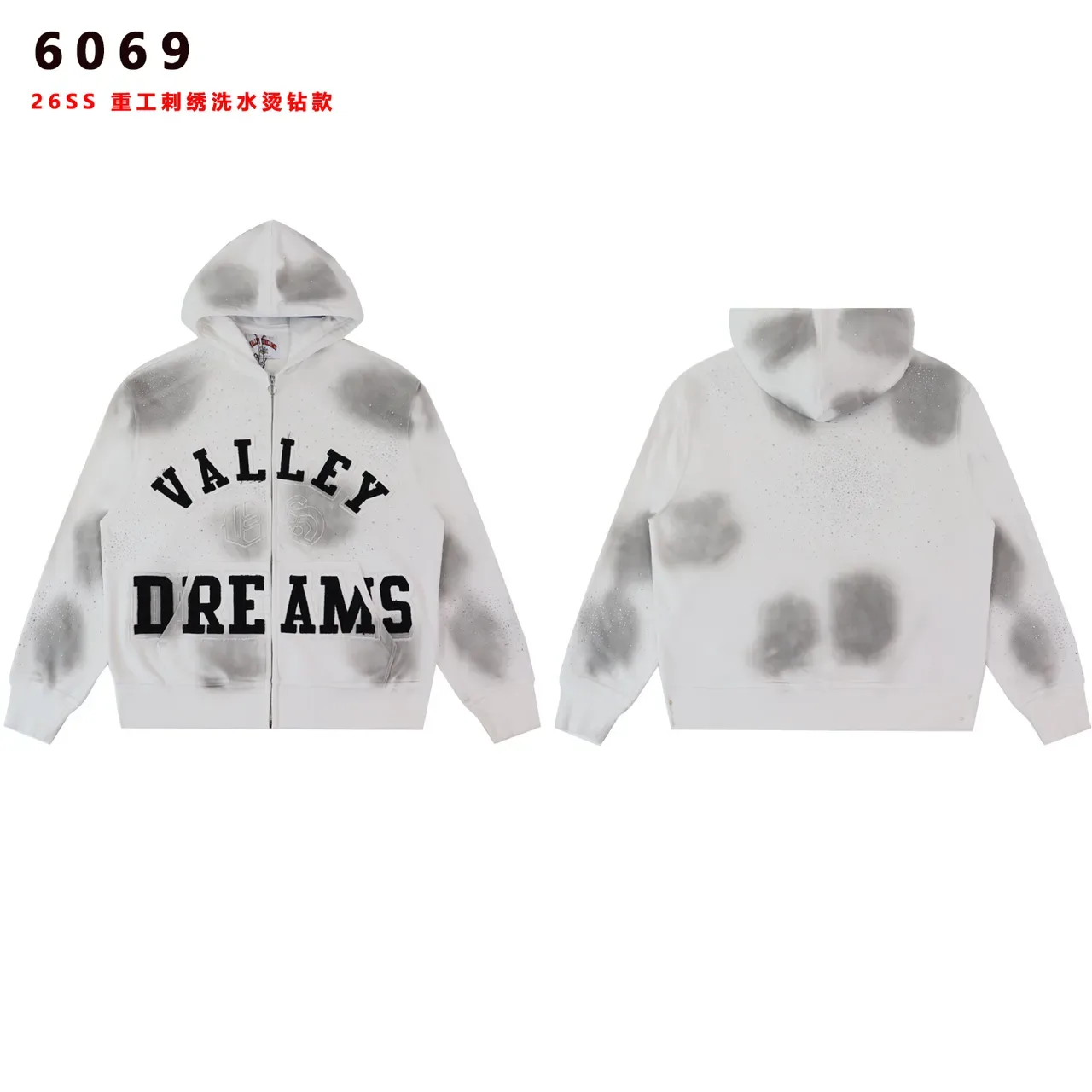 Valley Dreams Speckled Wash Full-Zip Hoodie 3