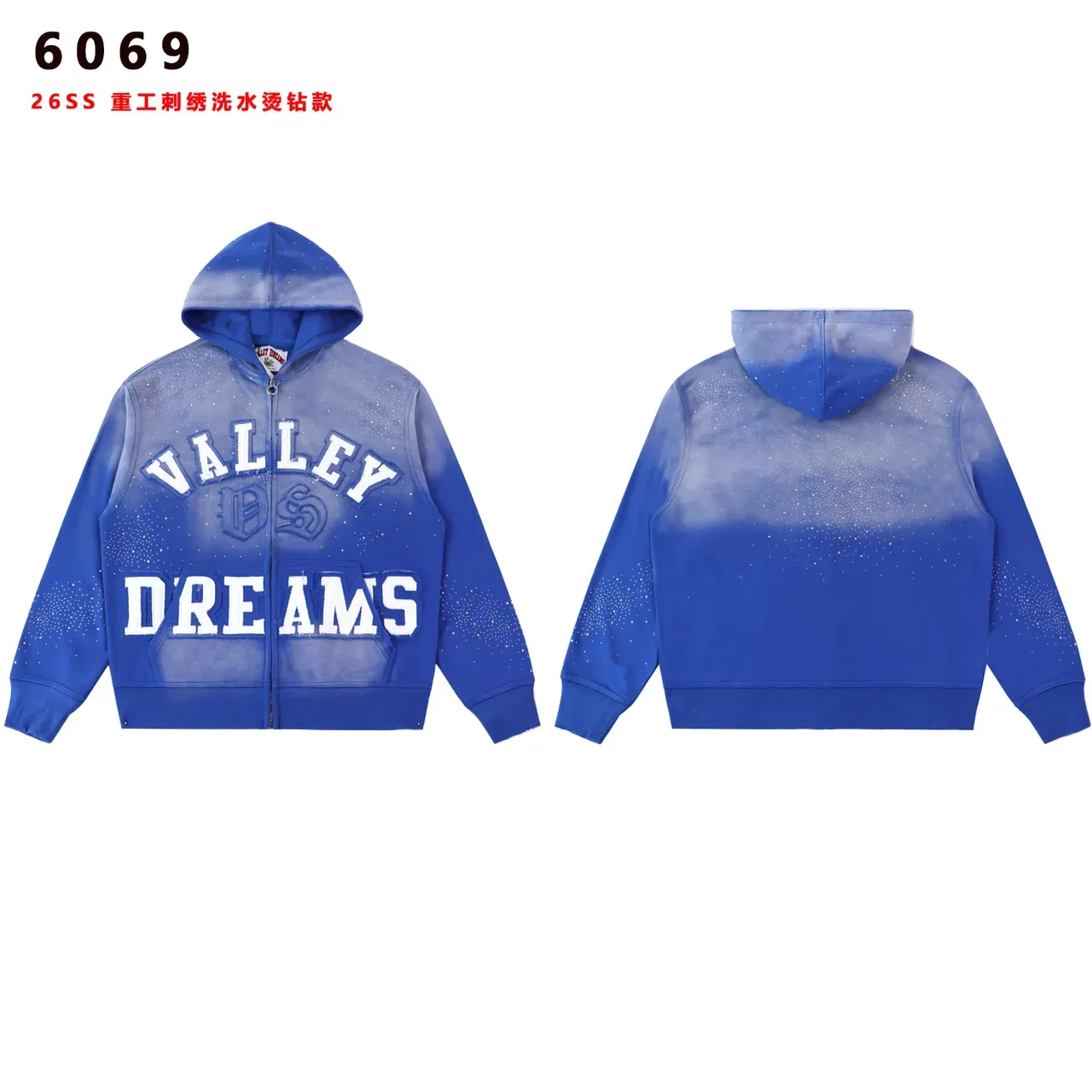 Valley Dreams Speckled Wash Full-Zip Hoodie 4