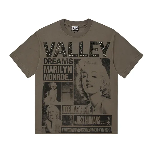 VALLEY Marilyn Monroe Graphic Print Oversized T-Shirt 7