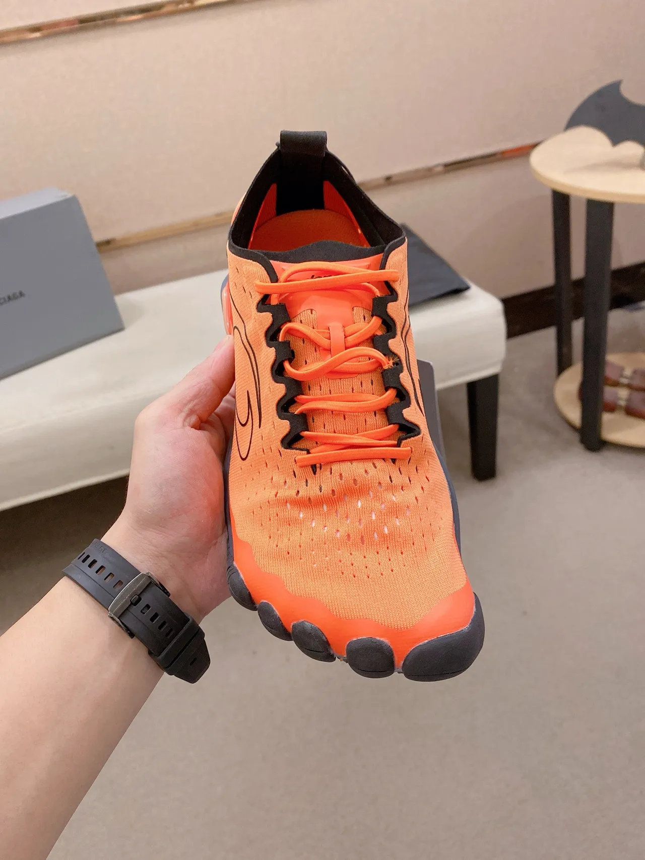 Vibram FiveFingers Orange Black Running Shoes 2
