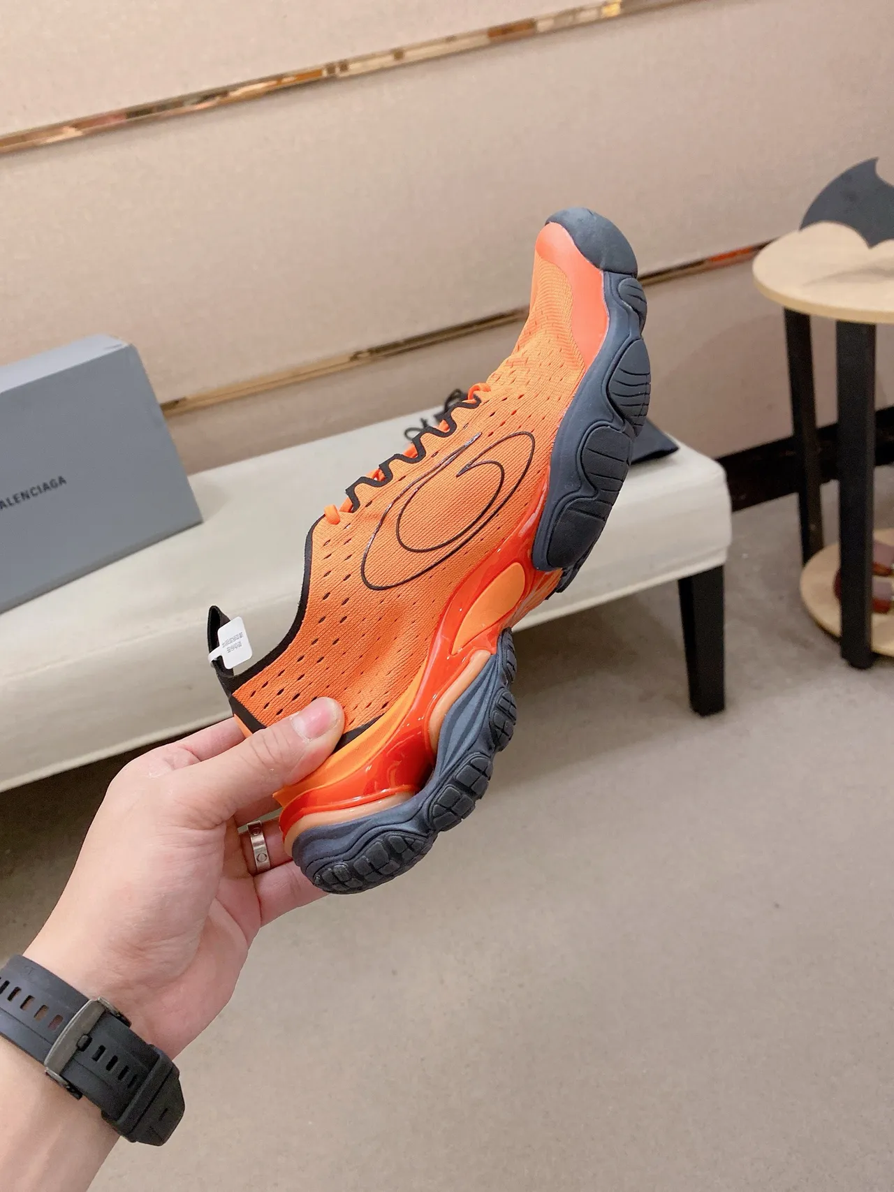 Vibram FiveFingers Orange Black Running Shoes 5