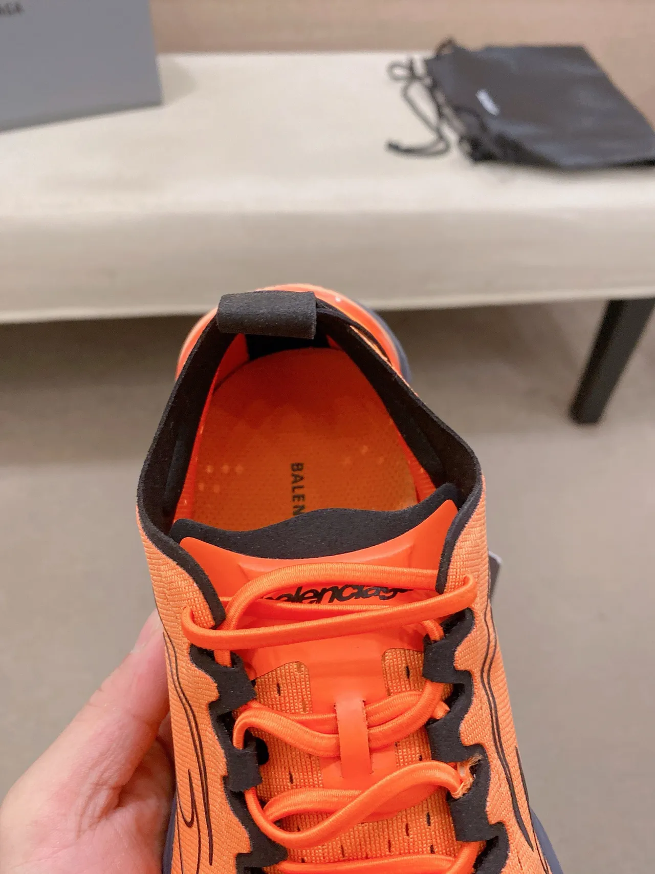Vibram FiveFingers Orange Black Running Shoes 6