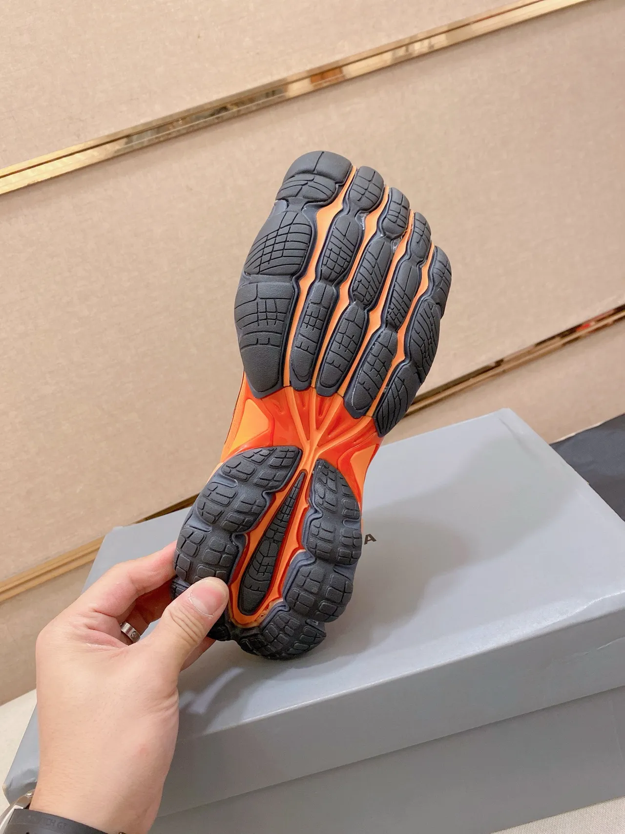 Vibram FiveFingers Orange Black Running Shoes 9