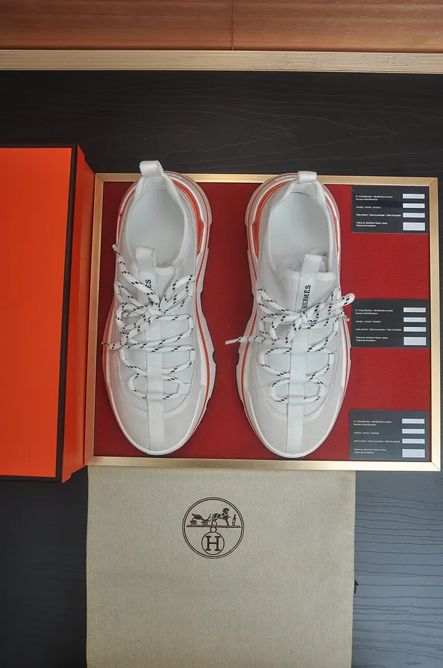 White and Gray High-Top Chunky Sole Lifestyle Sneaker 5