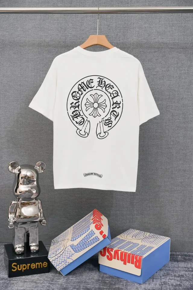 White Distressed '33' Graphic Oversized Crewneck T-Shirt 4