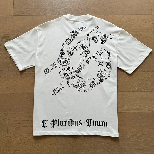 White Graphic-Print Oversized Double-Sided T-Shirt 4