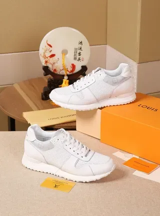 White Perforated Leather Minimalist Lifestyle Sneaker 3