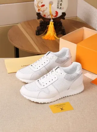 White Perforated Leather Minimalist Lifestyle Sneaker 6
