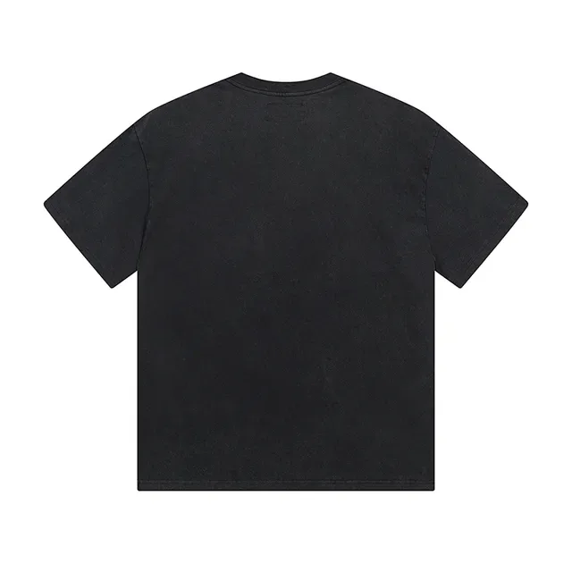 Godspeed Black Red Graphic Print Skeleton Motif T-Shirt 3