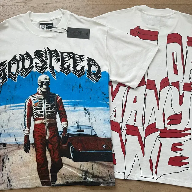 Godspeed Graphic Print Crew-Neck Short-Sleeve T-Shirt 4