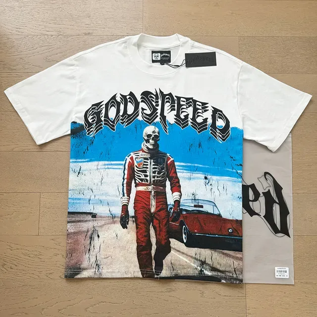 Godspeed Graphic Print Crew-Neck Short-Sleeve T-Shirt 6