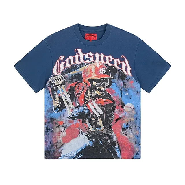 Godspeed Graphic Print Crew Neck T-Shirt 2