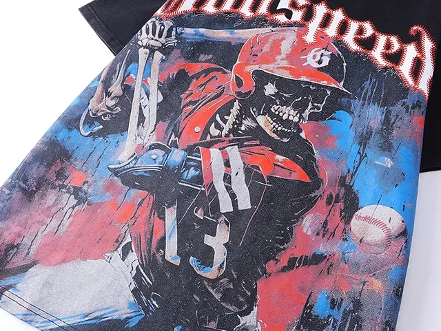 Godspeed Graphic Print Crew Neck T-Shirt 6