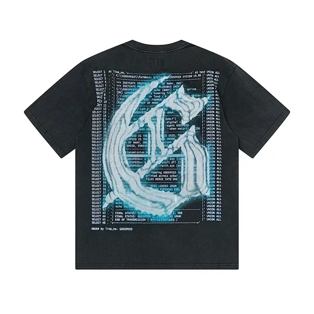 Godspeed Graphic-Print Oversized Black T-Shirt 3