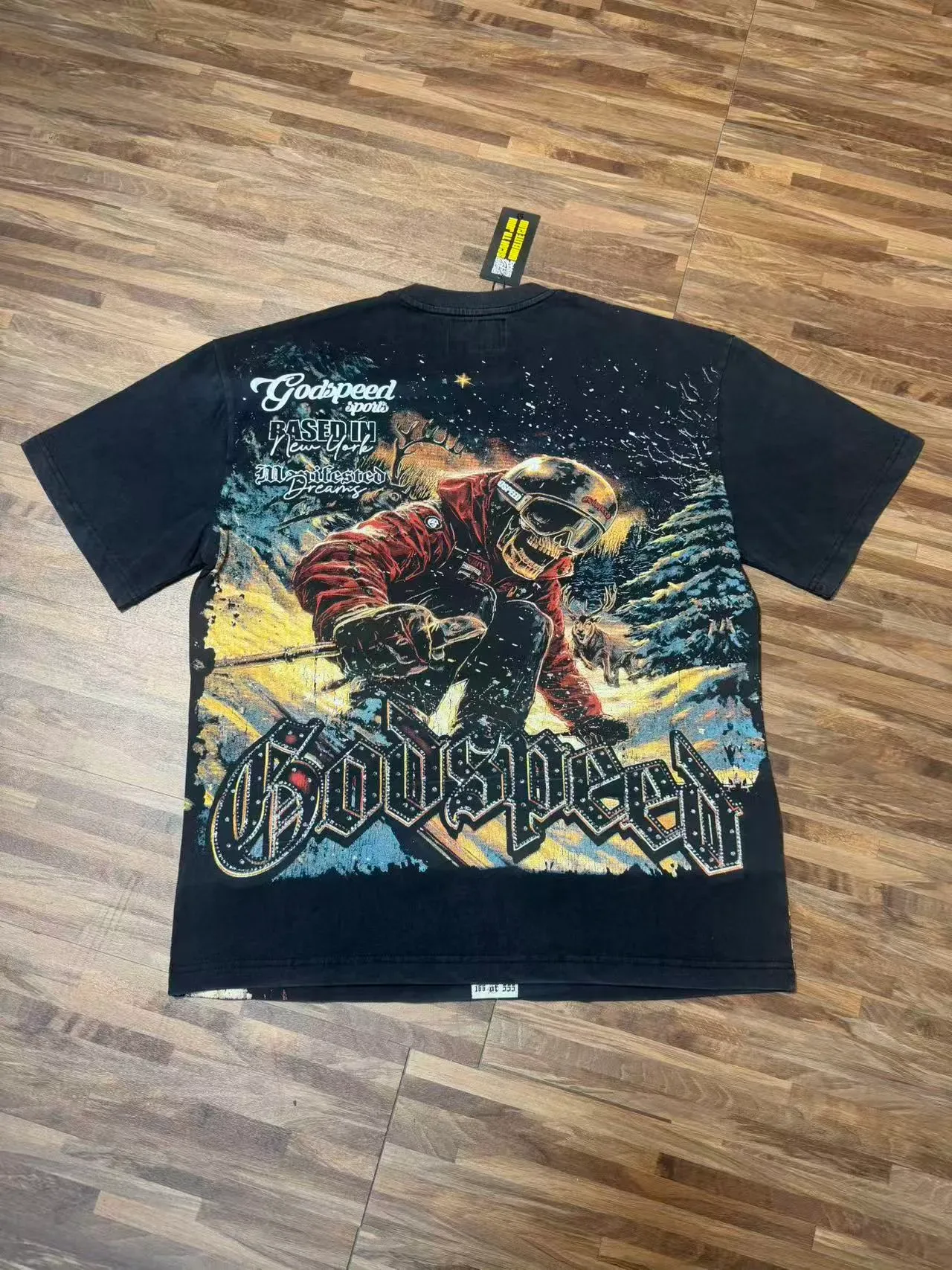 Godspeed Graphic-Print Oversized Crewneck T-Shirt 3
