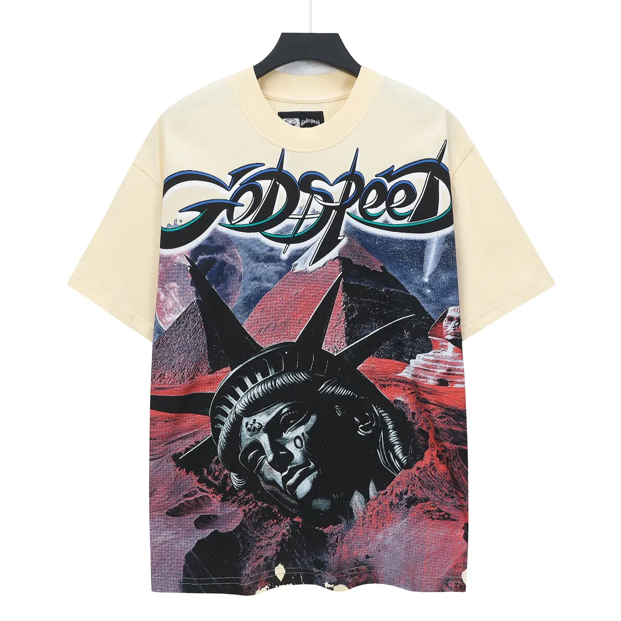 Camiseta oversized Godspeed con estampado gráfico 3