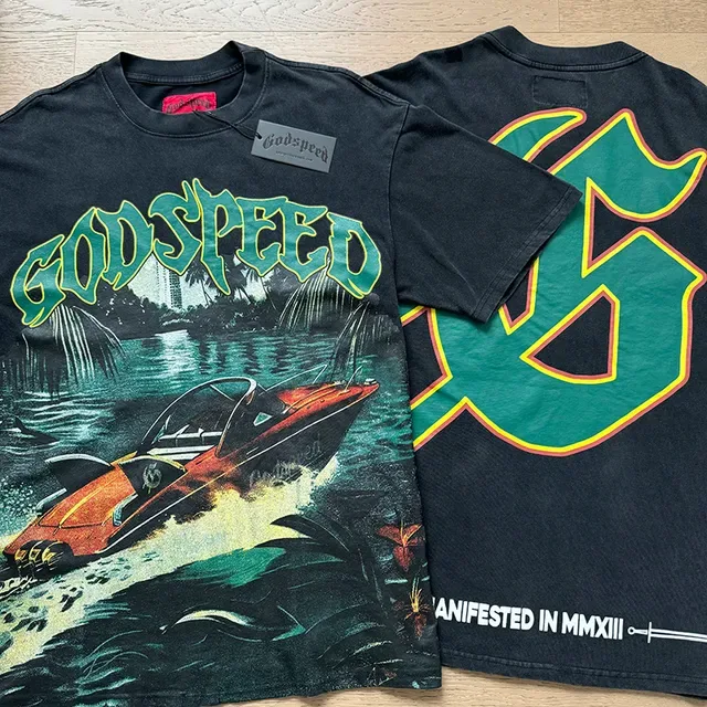 Godspeed Graphic Print Oversized T-Shirt 4