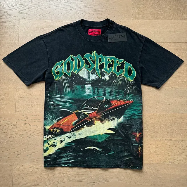 Godspeed Graphic Print Oversized T-Shirt 5