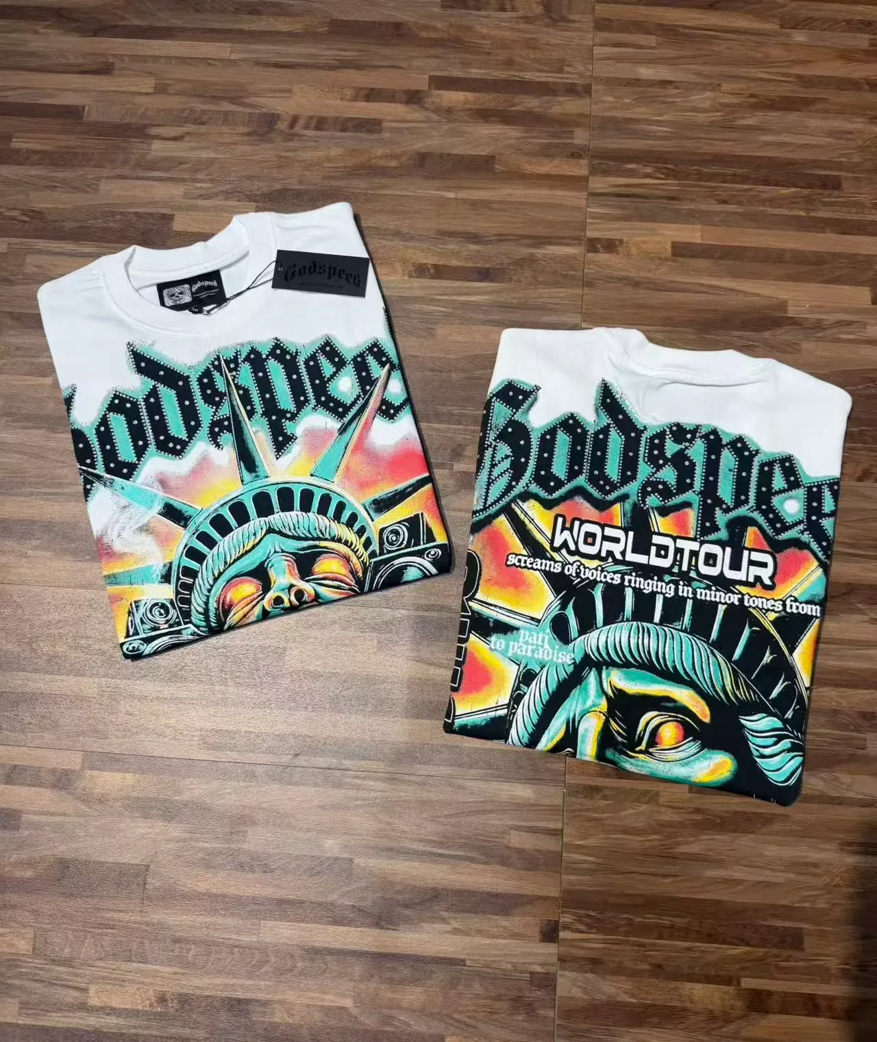 Godspeed Graphic-Print Oversized T-Shirt 4