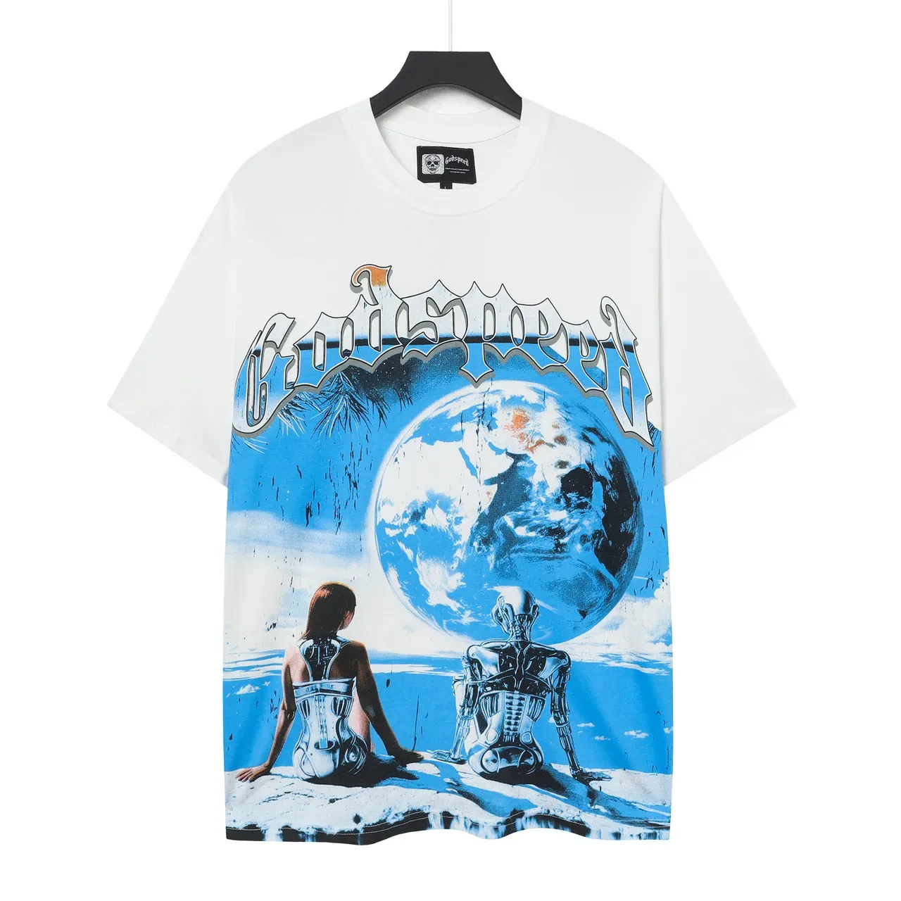 Godspeed Sci-Fi Graphic Oversized T-Shirt 2