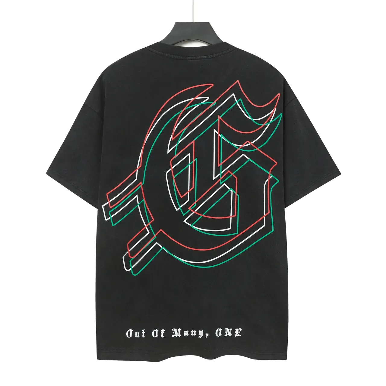 Godspeed Skeleton Graphic Oversized Black T-Shirt 3