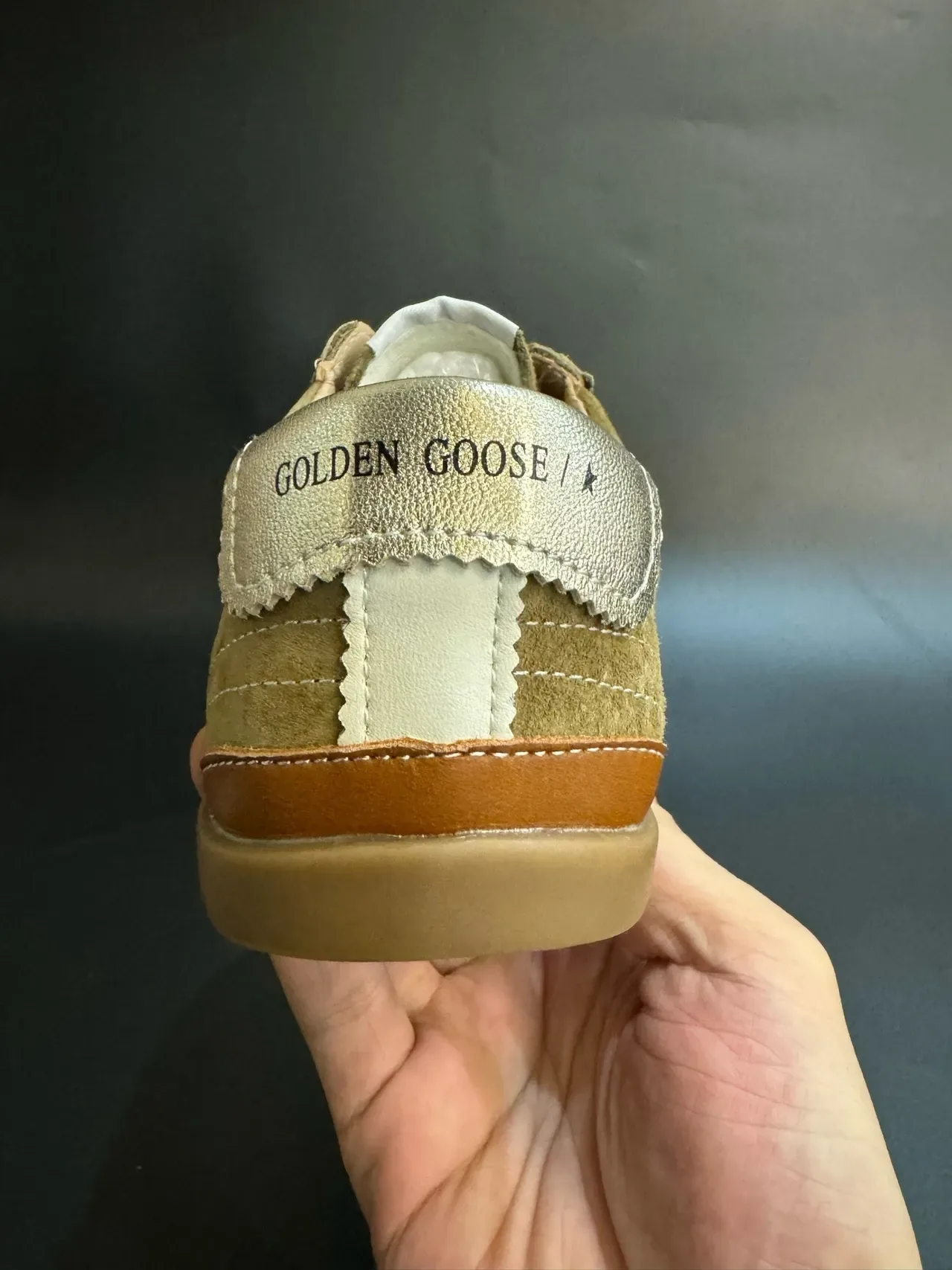 Golden Goose Super-Star Off-White Suede Star Patch sneakers lifestyle 5