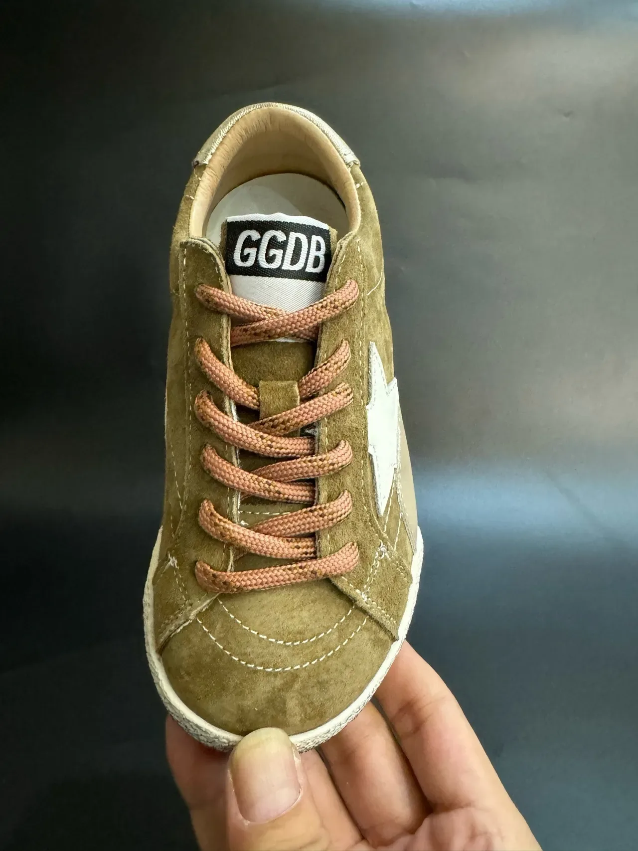 Golden Goose Super-Star Off-White Suede Star Patch sneakers lifestyle 6