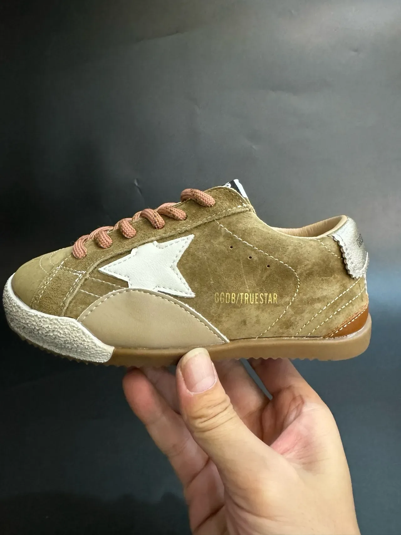 Golden Goose Super-Star Off-White Suede Star Patch sneakers lifestyle 8