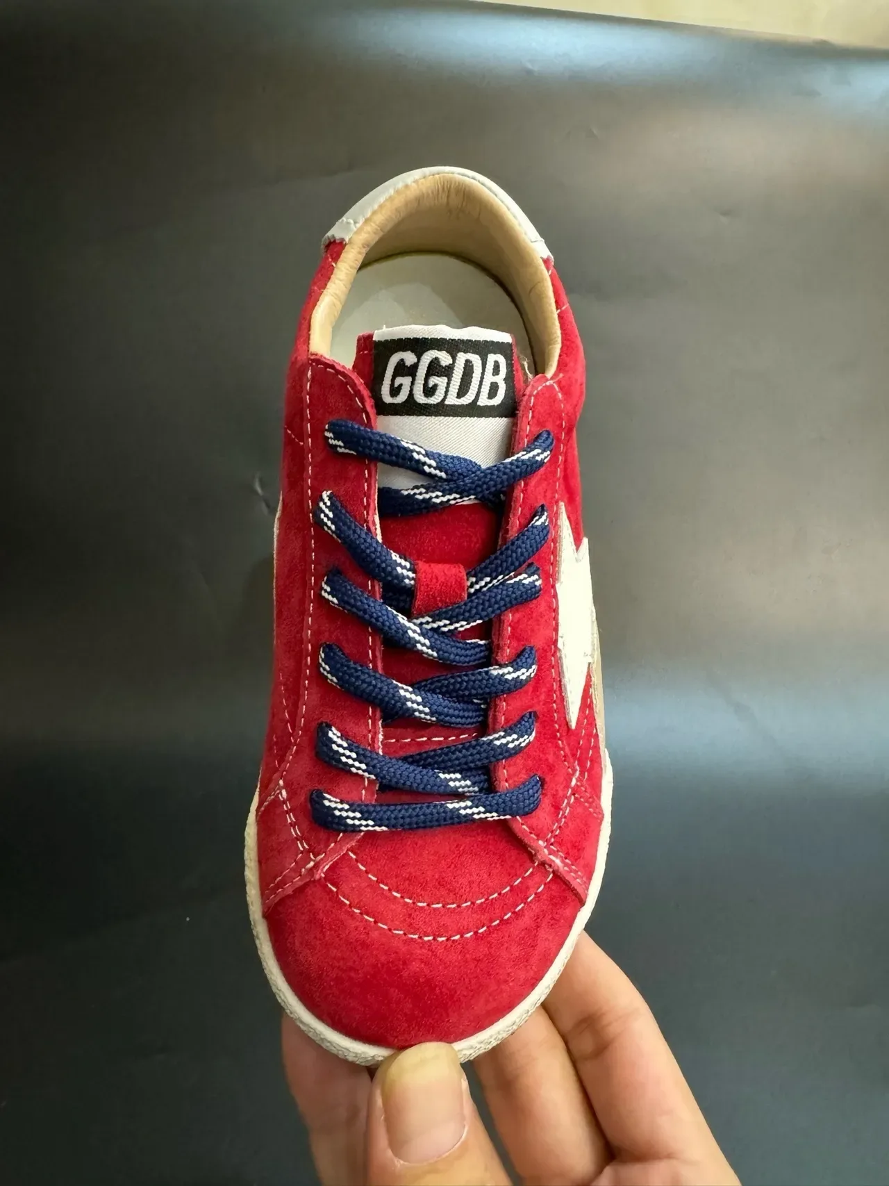 Golden Goose Super-Star Off-White Suede Star Patch sneakers lifestyle 12