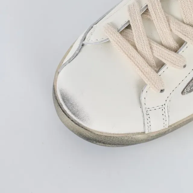 Golden Goose Superstar Off-White Metallic Star sneakers lifestyle 5