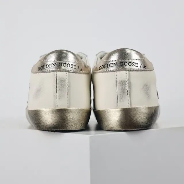 Golden Goose Superstar Off-White Metallic Star sneakers lifestyle 8