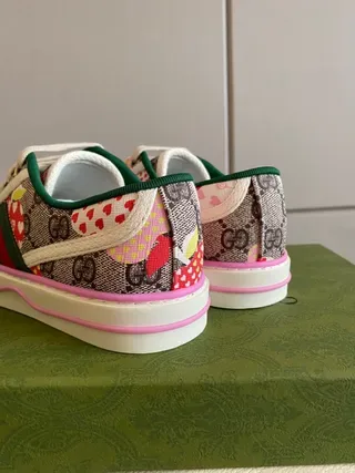 Gucci Ace Apple Patch Multicolor Lifestyle Sneakers 4