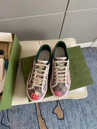 Gucci Ace Apple Patch Multicolor Lifestyle Sneakers 5