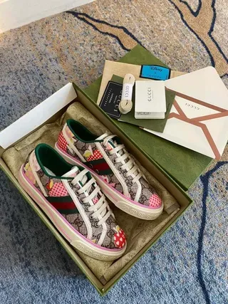 Gucci Ace Apple Patch Multicolor Lifestyle Sneakers 6