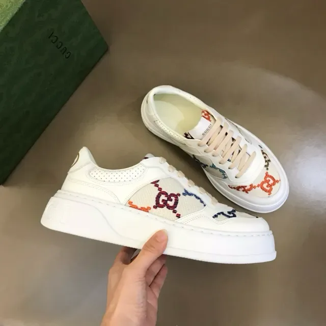 Gucci Ace Multicolor GG Embroidered Lifestyle Sneakers 1