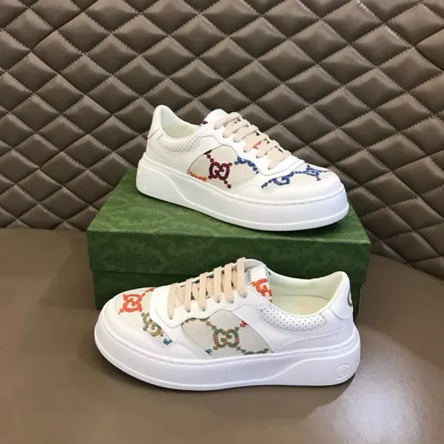 Gucci Ace Multicolor GG Embroidered Lifestyle Sneakers 3