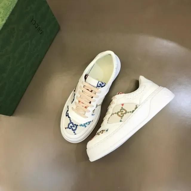 Gucci Ace Multicolor GG Embroidered Lifestyle Sneakers 6