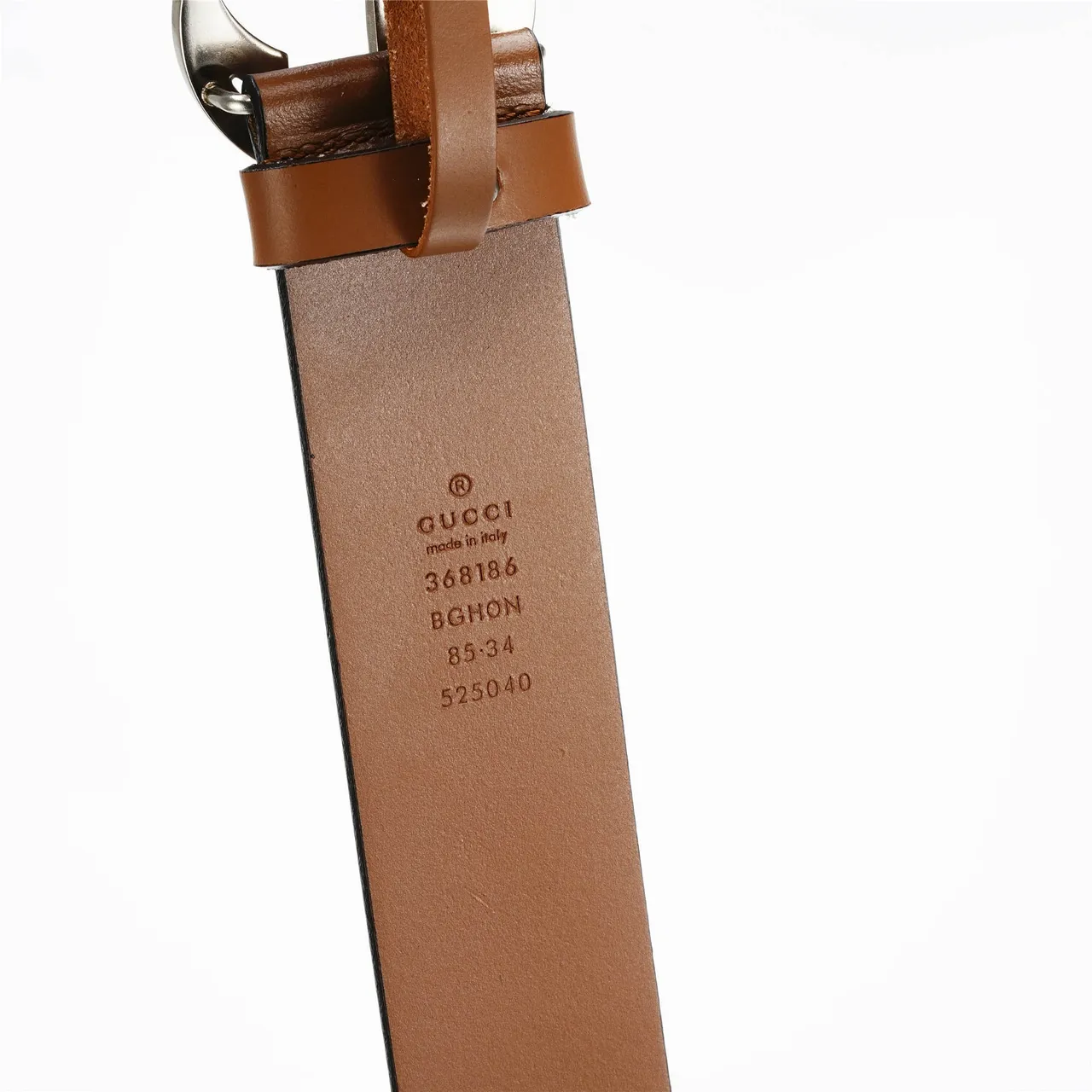 Gucci Double G Belt Brown Gold Smooth Interlocking Buckle Leather Belt 3
