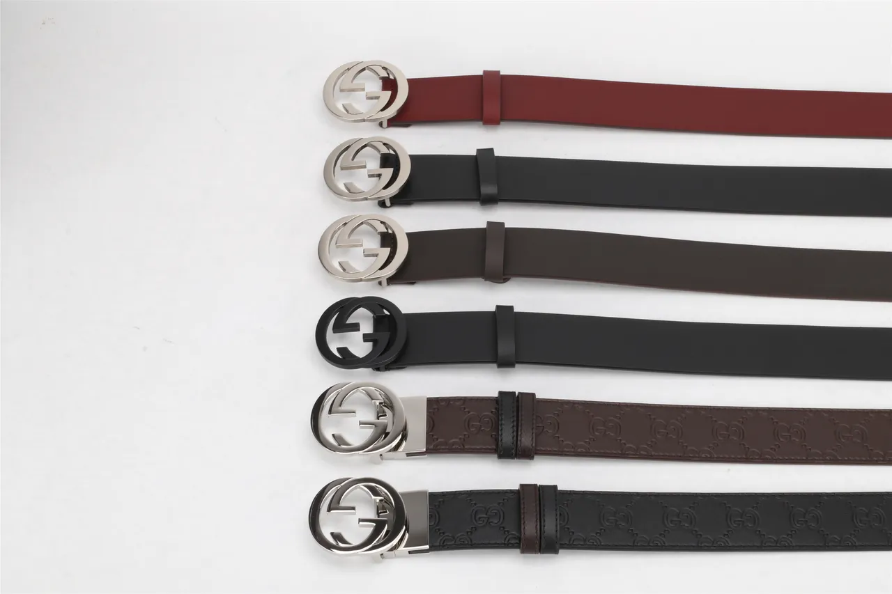 Gucci Double G حزام بوردو أسود interlocking buckle حزام नاعم حزام جلد 4