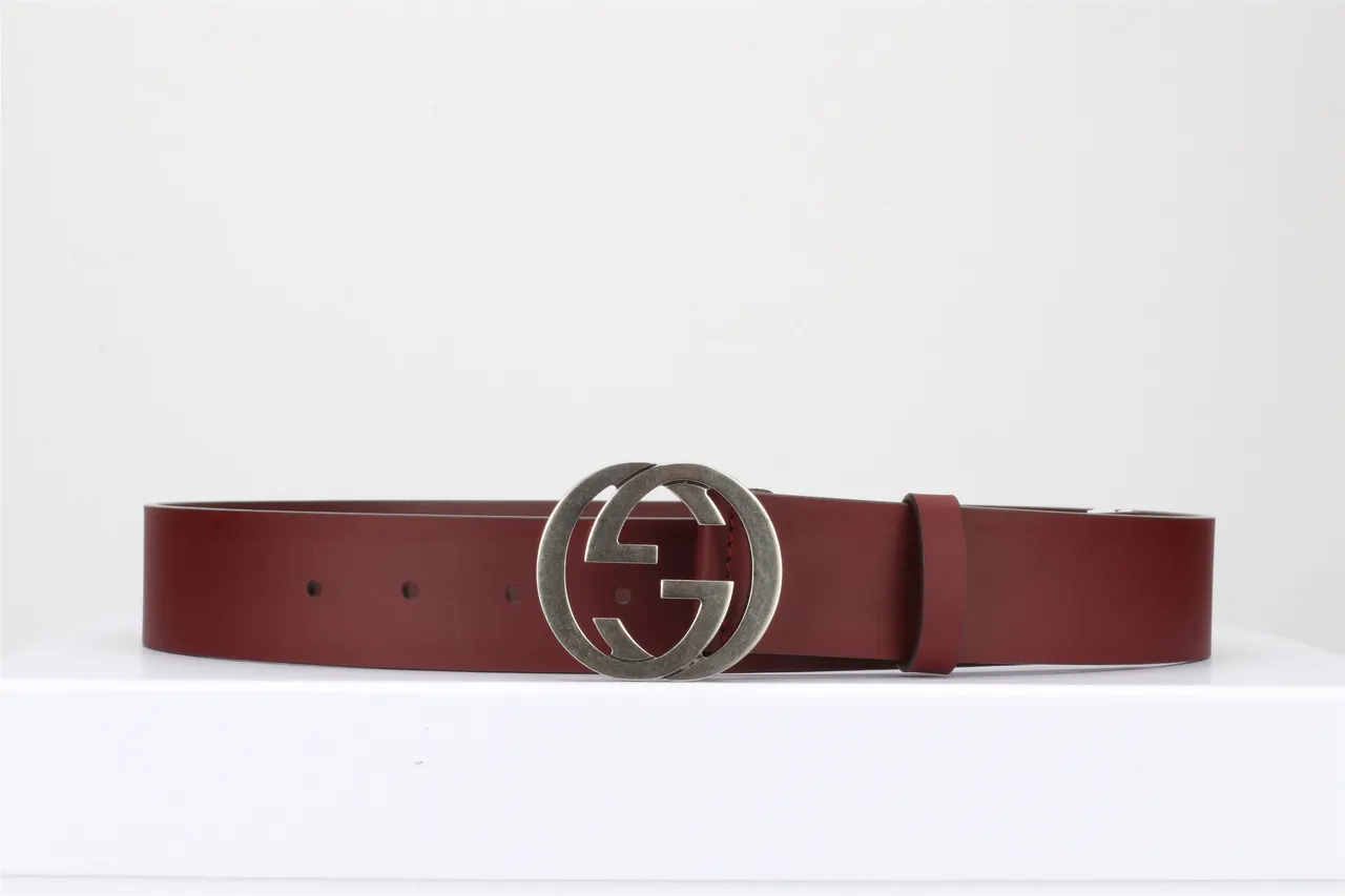 Gucci Double G حزام بوردو أسود interlocking buckle حزام नاعم حزام جلد 21