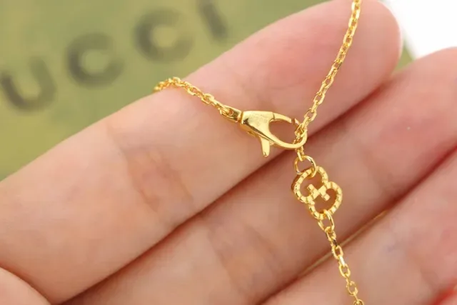 Gucci Double G Gold-Tone Interlocking Pendant Necklace 2