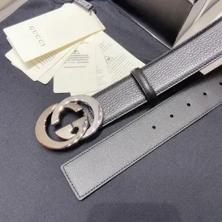 Gucci GG Marmont কালো দাবাই চামড়ার বেল্ট