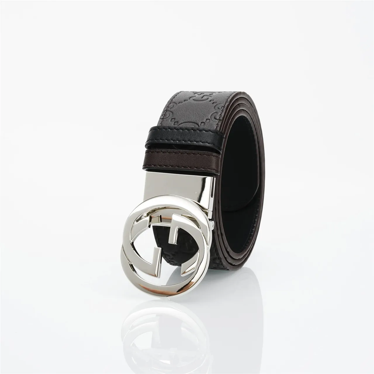 Gucci GG Marmont Embossed Monogram Leather Belt 6