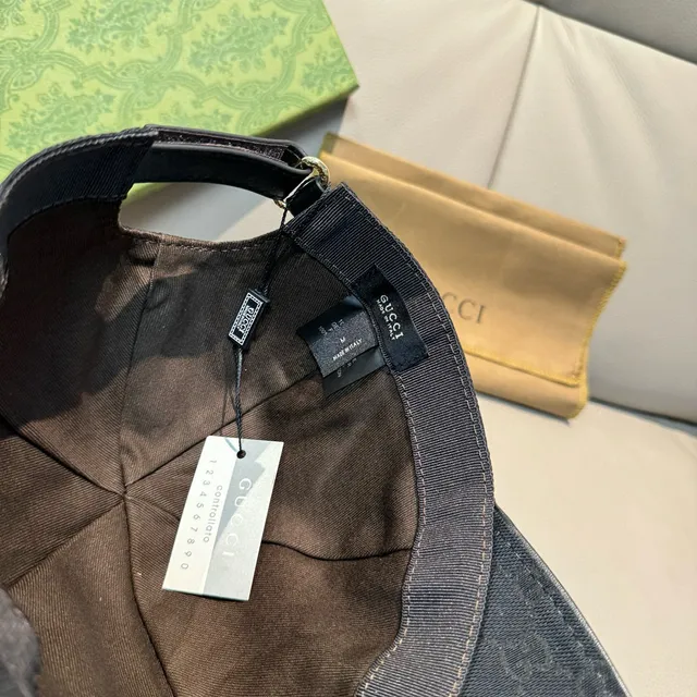Gucci GG Monogram Canvas Web Bee Baseball Cap 4
