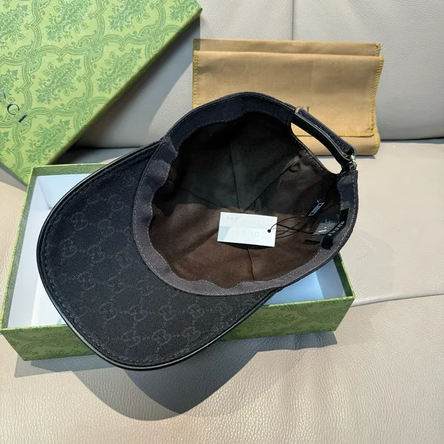 Gucci GG Monogram Canvas Web Bee Baseball Cap 5