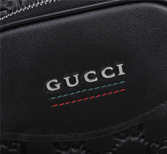 Gucci GG Supreme Embossed Black Crossbody Bag 9