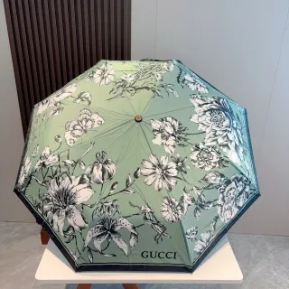 Gucci সবুজ কালো ফুল বোটানিক্যাল প্রিন্ট গ্রেডিয়েন্ট ক্যানোপি হ্যান্ডব্যাগ