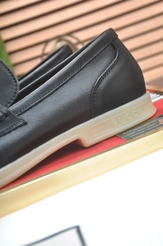 Gucci Horsebit 1955 Cuir Noir Horsebit Mocassins 2